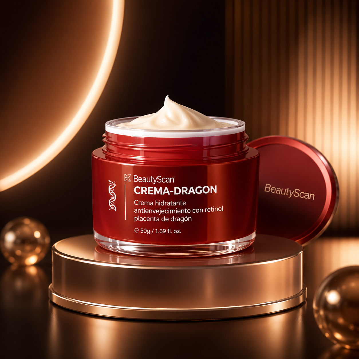 Crema hidratante antienvejecimiento con retinol placenta de dragón