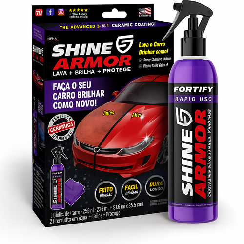 Spray de revestimento cerâmico 3 em 1 (235 ml)