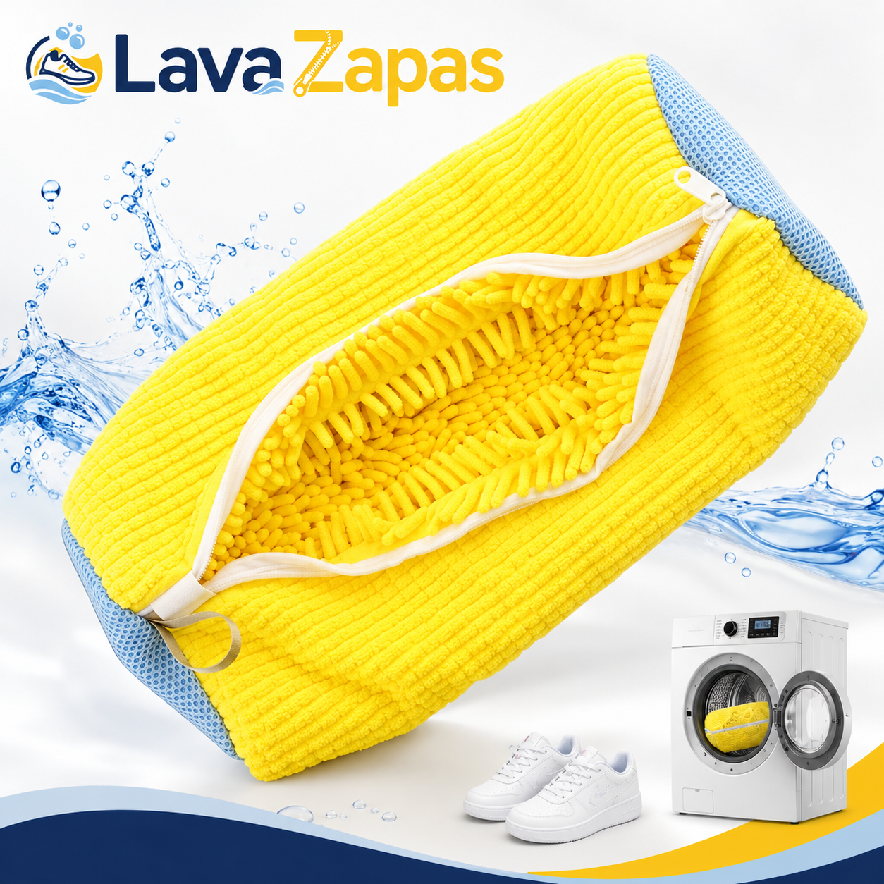 LavaZapas™ -Zapatillas limpias, lavadora protegida.